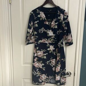 BNWT Smashed Lemon Navy Floral Dress